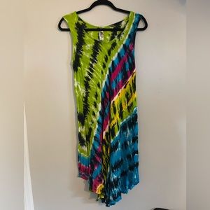 Tie Dye “Indian Boutique” dress. One size